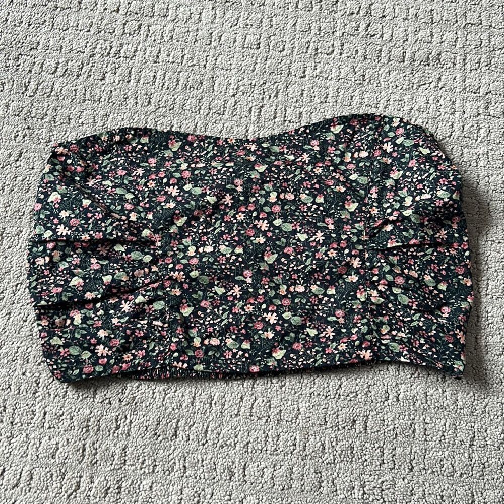 Intimately Free People Floral Crop Tube
